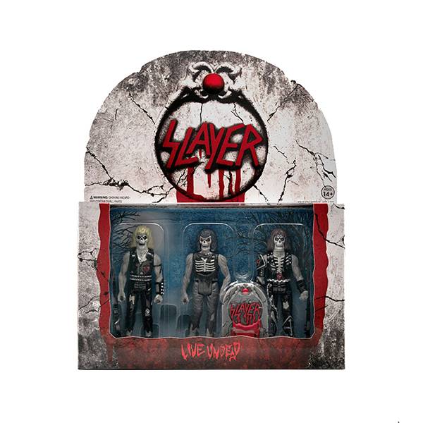 SLAYER（スレイヤー）Slayer ReAction Figure - Live Undead (3-Pack) SUPER7
