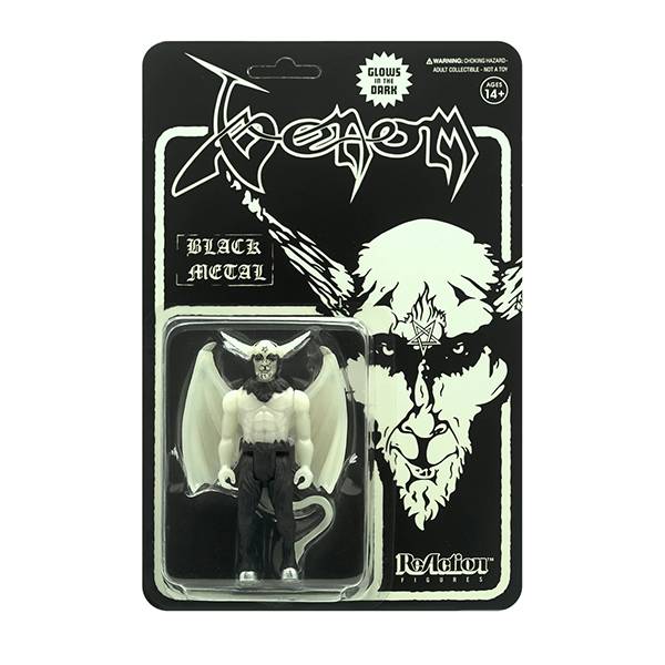 Venom（ヴェノム） ReAction Figure - Black Metal (Glow In The Dark) SUPER7