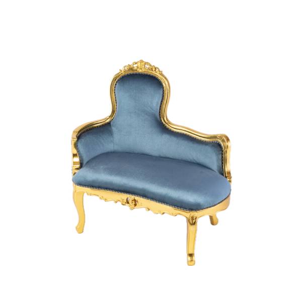 ギルディング(ゴールド)フレームフレンチロココカウチソファ