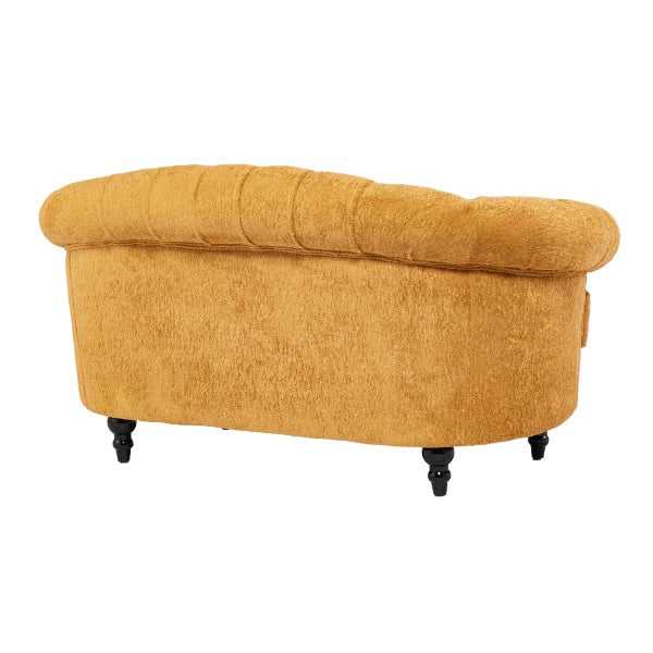 イエローボアファブリックフレンチスタイル2シーターソファ　MouSofa(モーソファ)