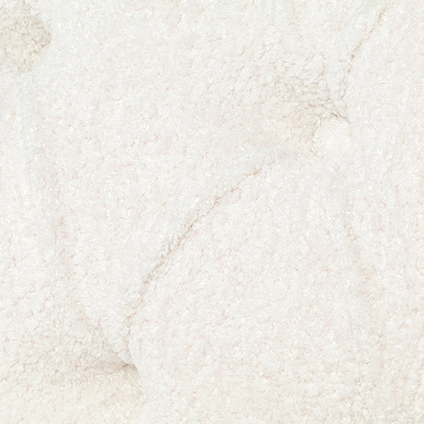 ホワイトボアファブリックフレンチスタイル2シーターソファ　MouSofa(モーソファ)