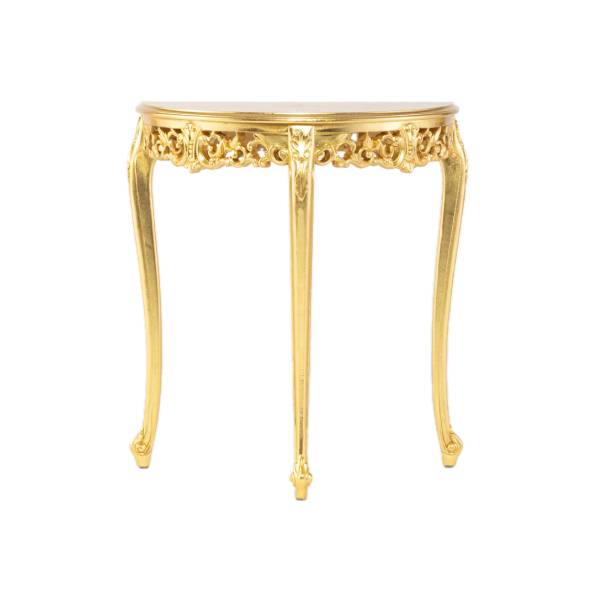 アンティークゴールドフレンチコンソールテーブル