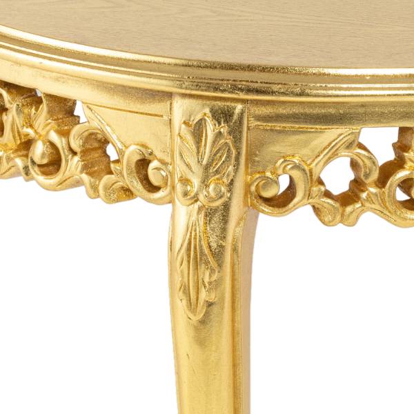 アンティークゴールドフレンチコンソールテーブル