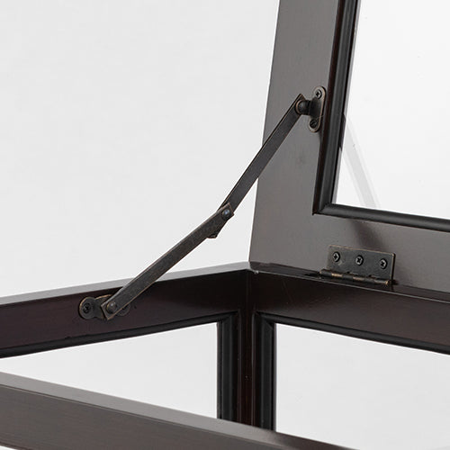 ダークブラウンロココ調ショーケース　E4016-1.2-5