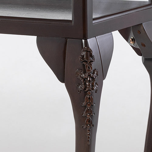 ダークブラウンロココ調ショーケース　E4016-1.2-5