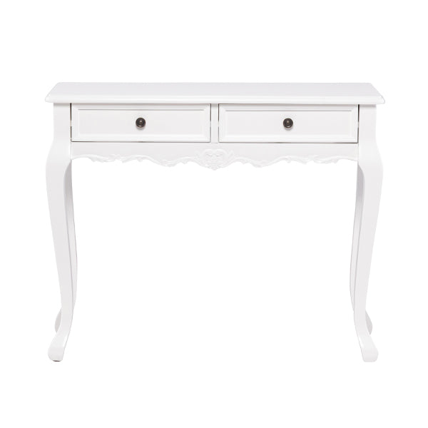 ホワイトコンソールテーブル (ショップデスク)
