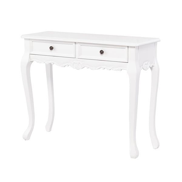 ホワイトコンソールテーブル (ショップデスク)