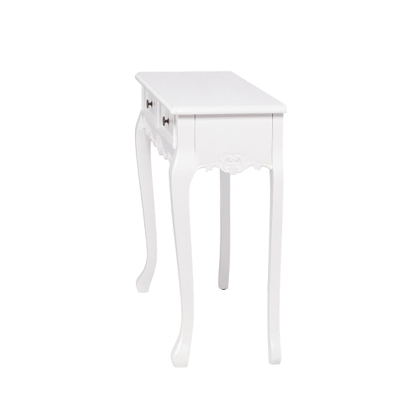 ホワイトコンソールテーブル (ショップデスク)