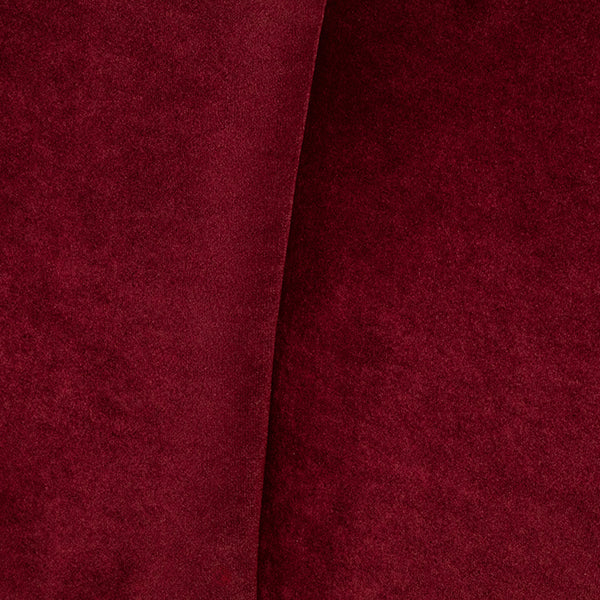 レッドベルベットシェルデザイン3シーターソファ　Shellfa(シェルファ)