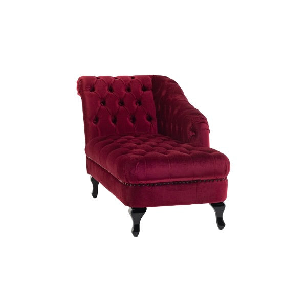 レッドベルベットチェスターフィールドカウチソファ　VINCENT(ヴィンセント)