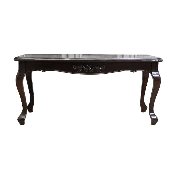 ダークブラウンロココ調ローテーブル