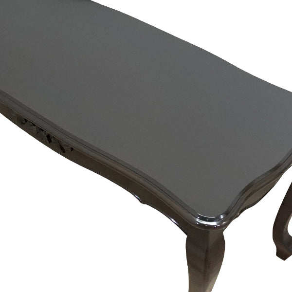 ダークブラウンロココ調ローテーブル