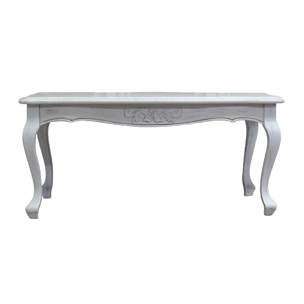 アンティークグレーロココ調ローテーブル