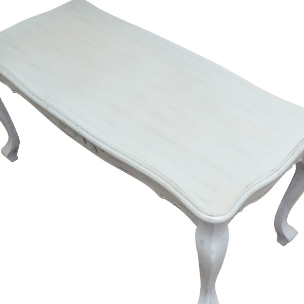 アンティークグレーロココ調ローテーブル