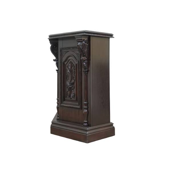 ダークブラウンコーナーカウンターテーブル