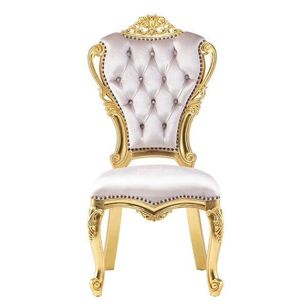 ロココシングルチェア　ギルディングゴールド x パールホワイト　ANTIQUE FLEX PRODUCT