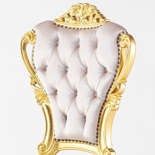 ロココシングルチェア　ギルディングゴールド x パールホワイト　ANTIQUE FLEX PRODUCT