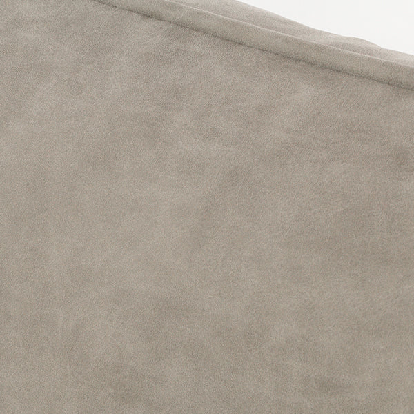 ライトグレーPUレザーヴィンテージスタイル2.5シーターアームソファ　Bricks(ブリックス)