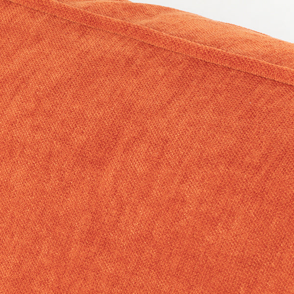 オレンジファブリックヴィンテージスタイル2.5シーターアームソファ　Bricks