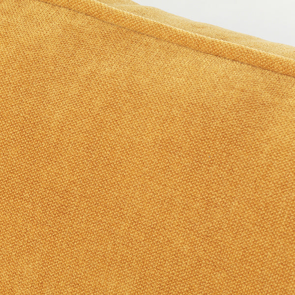 イエローファブリックヴィンテージスタイル2.5シーターアームソファ　Bricks