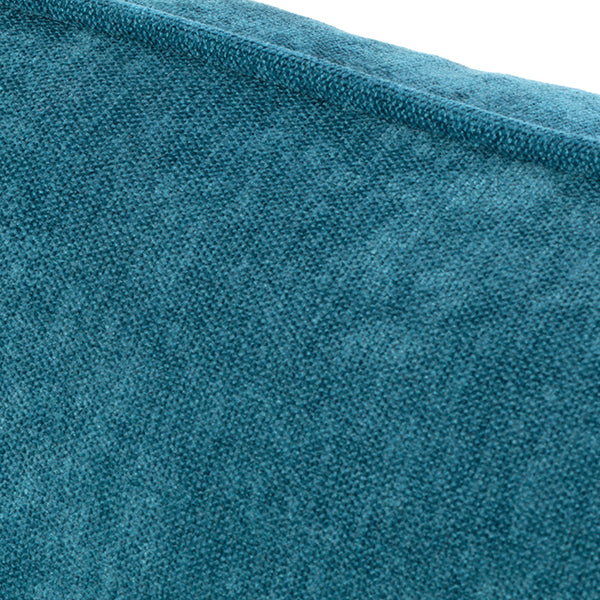 ブルーファブリックヴィンテージスタイル2.5シーターアームソファ　Bricks