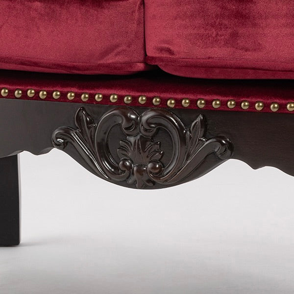 ロココ調2シーターソファ