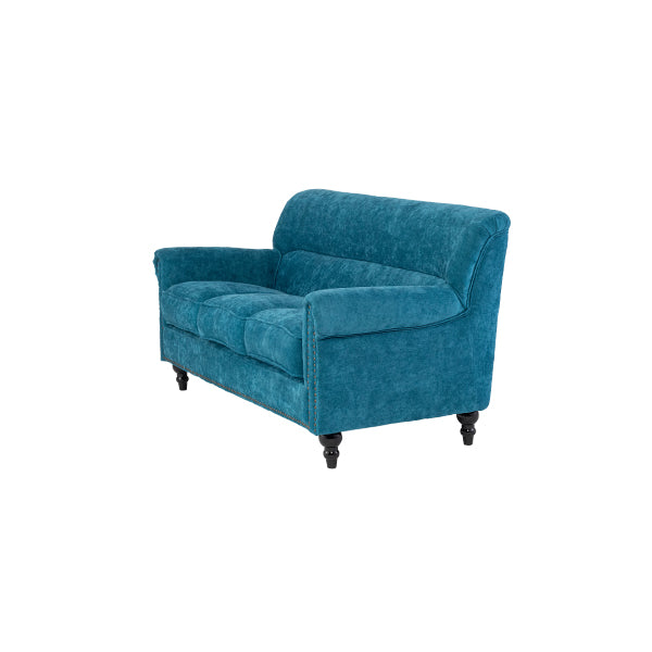 ブルーファブリックヴィンテージスタイル3シーターソファ　VINCENT(ヴィンセント)