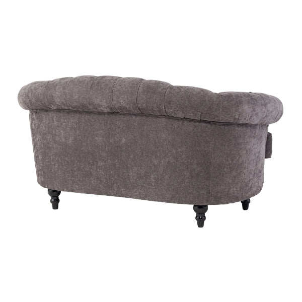 グレーファブリックフレンチスタイル2シーターソファ　MouSofa(モーソファ)