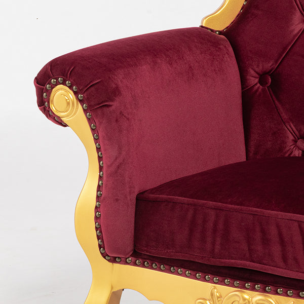 ゴールドフレームロココ調シングルソファ　Monophony(モノフォニー)