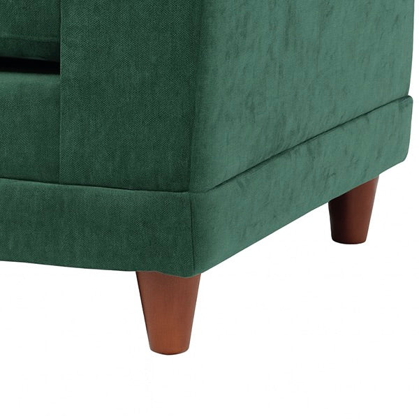 西海岸サーフスタイル　グリーンファブリックヴィンテージデザインソファ　VINCENT