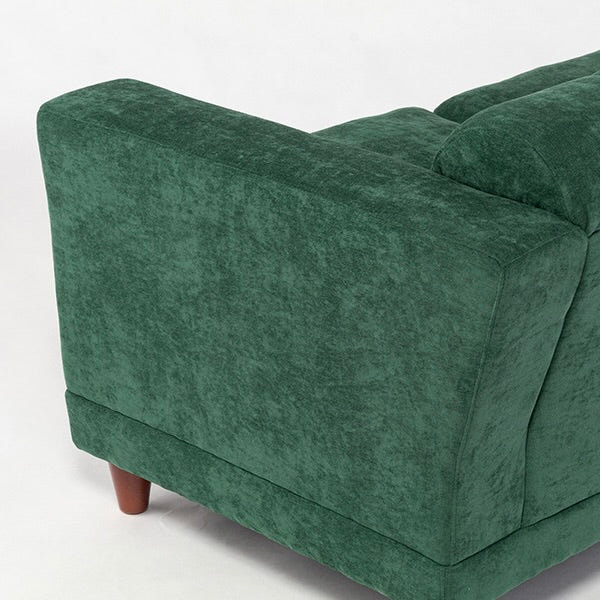 西海岸サーフスタイル　グリーンファブリックヴィンテージデザインソファ　VINCENT