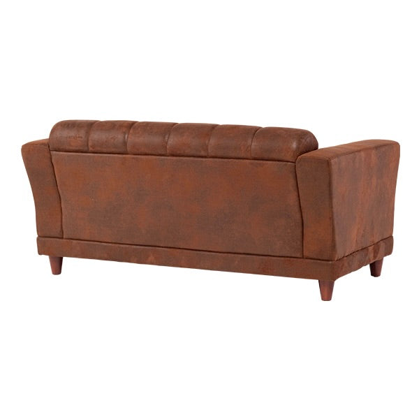 西海岸サーフスタイル  バックスキン調ファブリックヴィンテージデザインソファ