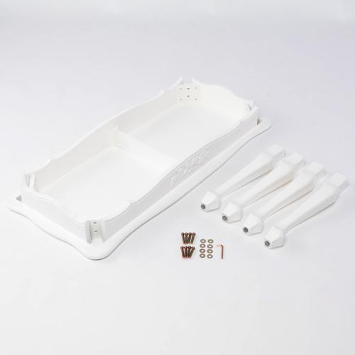 ホワイトロココ調ローテーブル