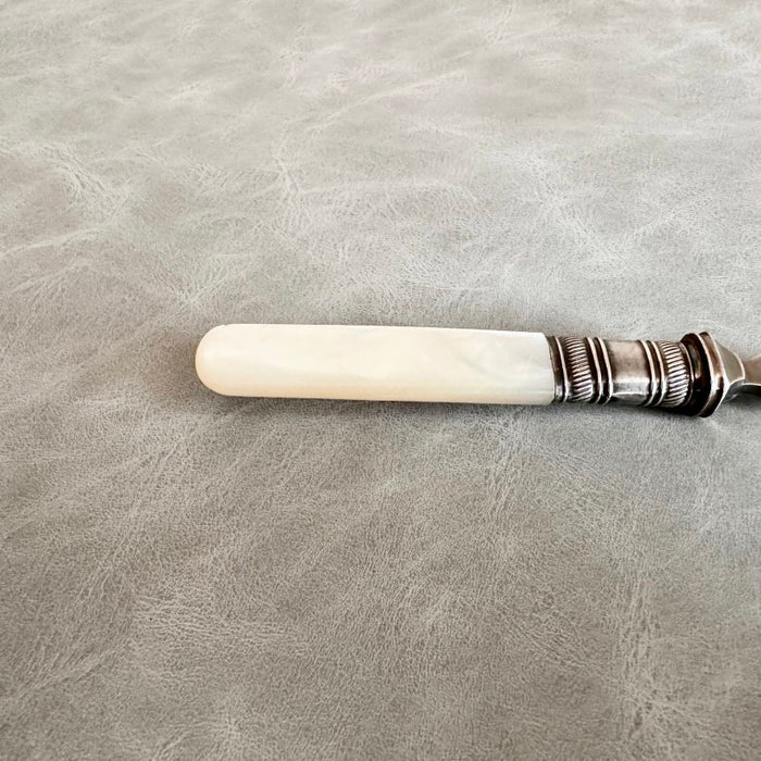 アンティークシェルハンドル ミートフォーク