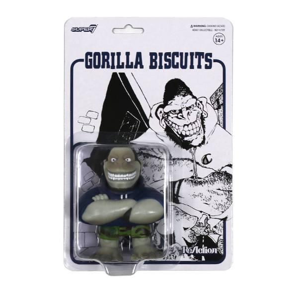 Gorilla Biscuits（ゴリラビスケッツ）ReAction Figure - Mascot (Camo Shorts) SUPER7