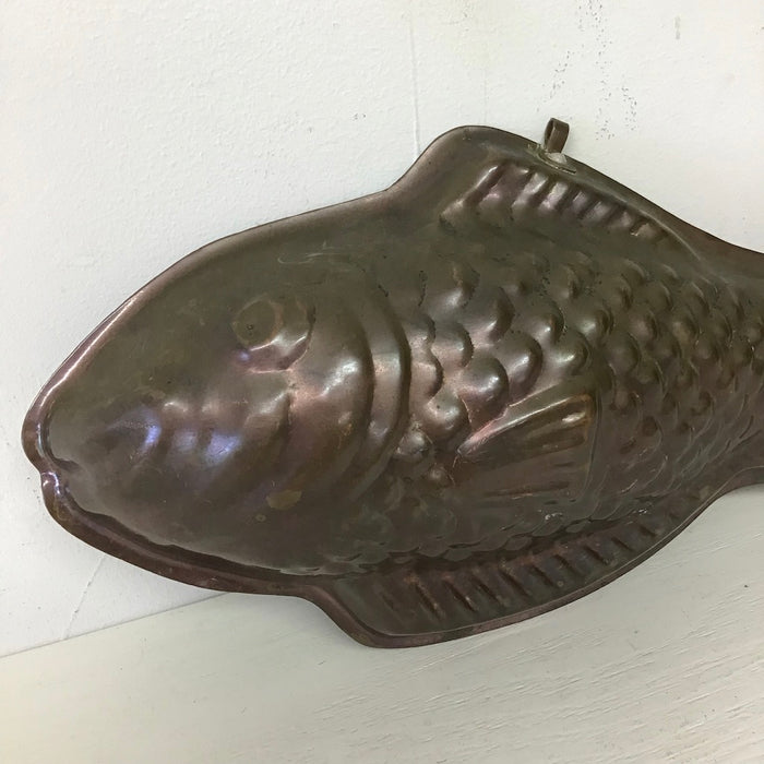 アンティーク 魚型 ブリキモールド 32020