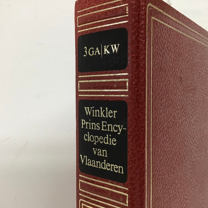 アンティーク 古書 洋書 本 Winkler PrinsEncy-clopedie van Vlaanderen 3GA/KW 33179AN