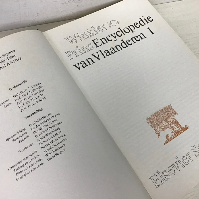 アンティーク 古書 洋書 本 Winkler PrinsEncy-clopedie van Vlaanderen 3GA/KW 33179AP