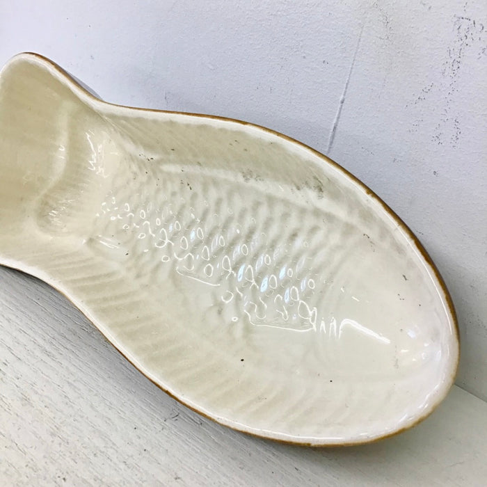 アンティーク お魚のプディングモールド Ceramic Fish Pudding Mold 32539F