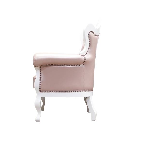 ホワイトフレームシングルソファ