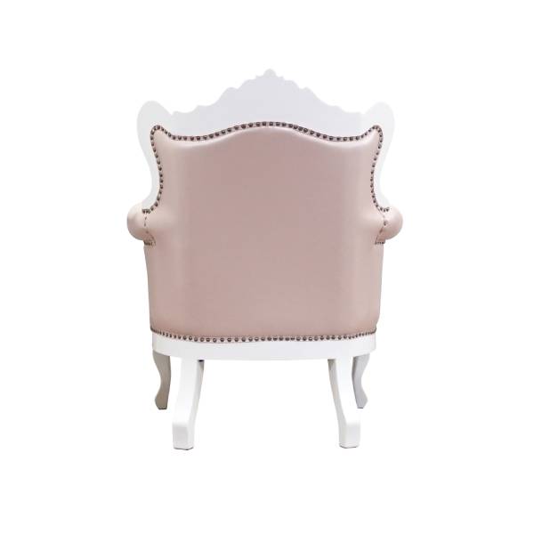 ホワイトフレームシングルソファ