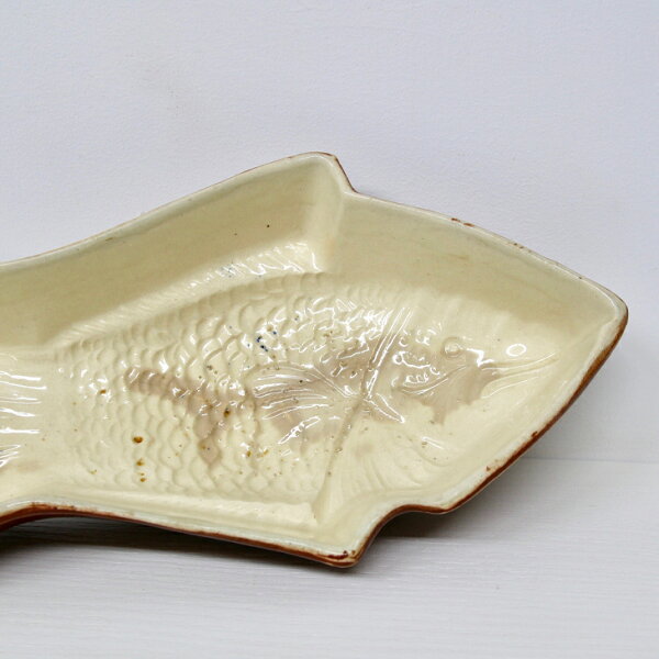 アンティーク お魚のプディングモールド Ceramic Fish Pudding Mold 32539D