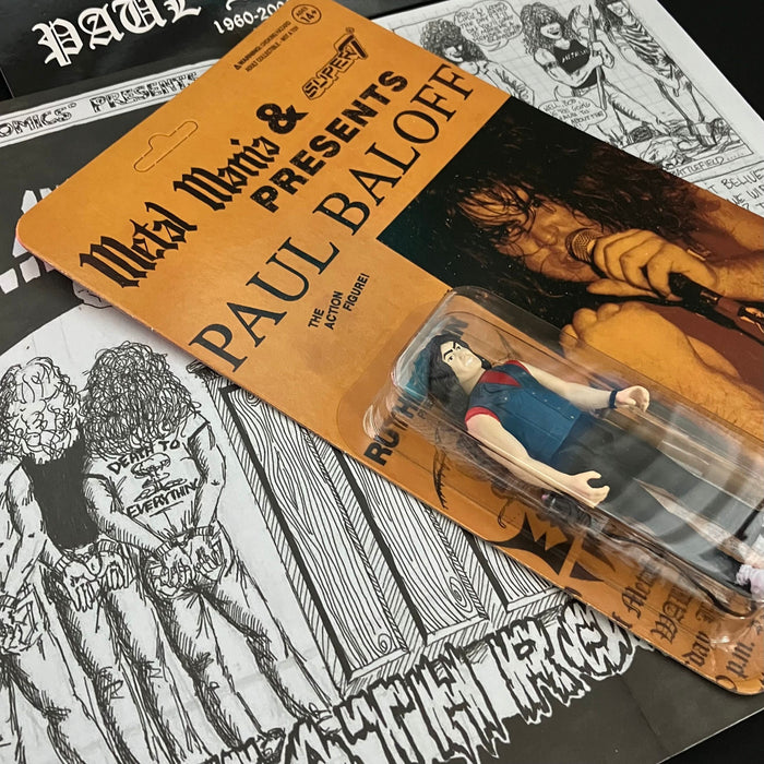 Paul Baloff（ポール・バーロフ） ReAction Figure - Metal Mania Fanzine Bundle